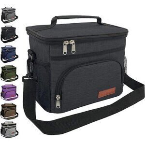 Insulated Lunch Bag Cooler Tote Reusable Leakproof Lunch Box for Work Picnic